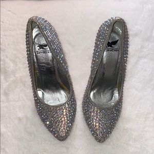 Rhinestone Heels